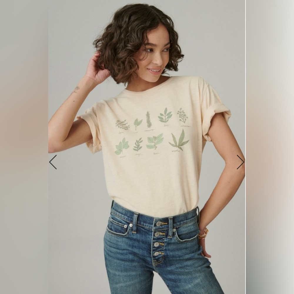 Lucky Brand Special Herbs Boyfriend Tee